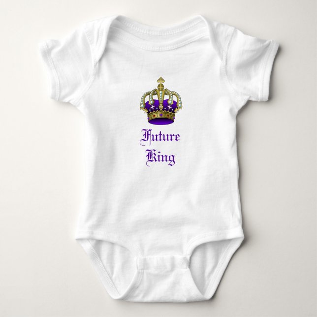 Body Royal Baby Crown Future King Creeper (Devant)