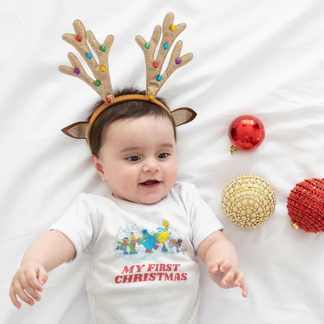 Body Rue Sésame | Amis de patinage sur glace 1er Noël (Créateur téléchargé)
