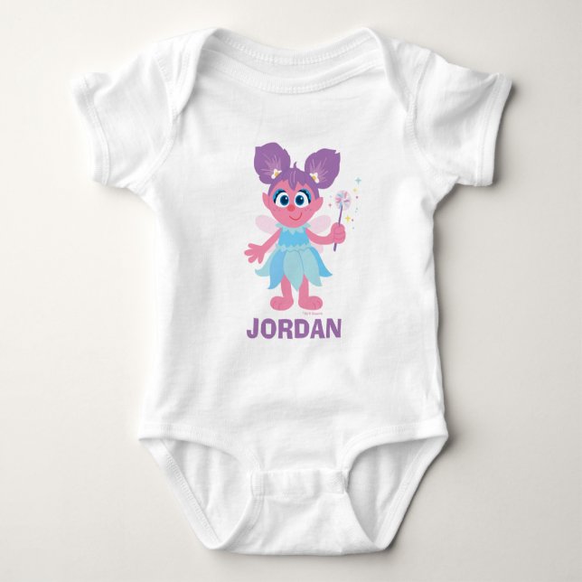 Body Rue Sésame | Personnalisé Abby Cadabby (Devant)