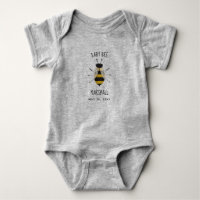 Rustic Baby Bee Baby Custom Bodysuit Douche Cadeau