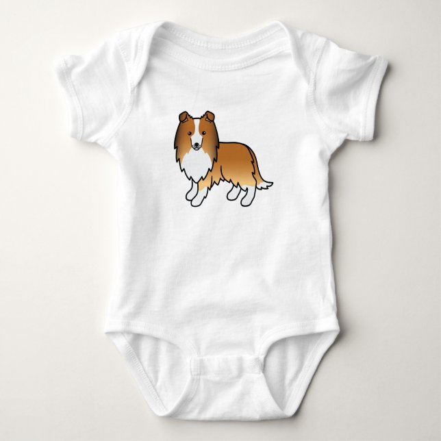 Body Sable Shetland Sheepdog Shelter Dessin Chien (Devant)