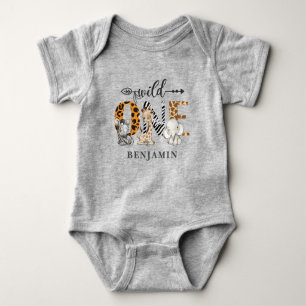 Body Safari Jungle Wild Un 1er anniversaire