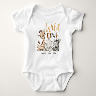 Body Safari Wild One 1st Birthday Baby Bodysuit