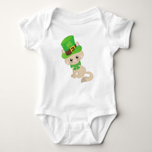 Body Saint Patrick's Day Chat, Leprechaun Casquette, Cl (Devant)
