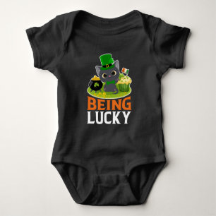 Body Saint Patrick's Day Être chanceux