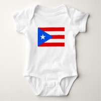Salopette de drapeau de Porto Rico pour le bébé