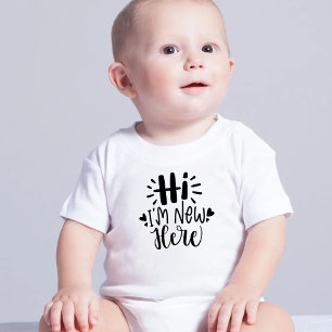 Body Salut, je suis nouveau ici Funny Baby Bodysuits On