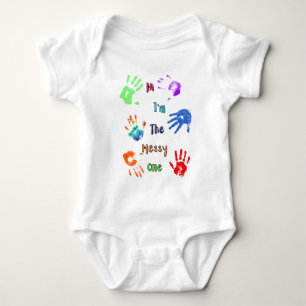 Body Salut, je suis The Messy One - Paint Handprints