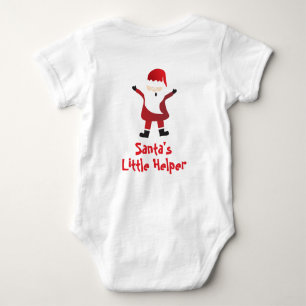 Body Santas Little Helper Cute Santa Claus Rouge