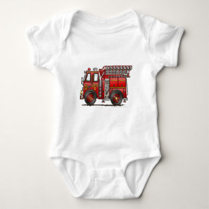 Body Sapeur-pompier de camion de pompiers d'échelle