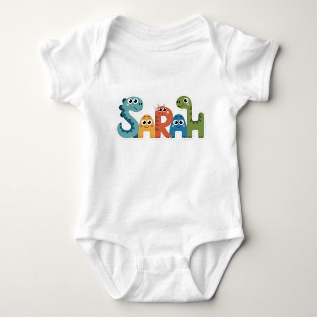 Body Sarah Dinosaur - Costume bébé personnalisé (Devant)