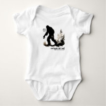 Sasquatch de Bigfoot Inspiration Citation Bodysuit