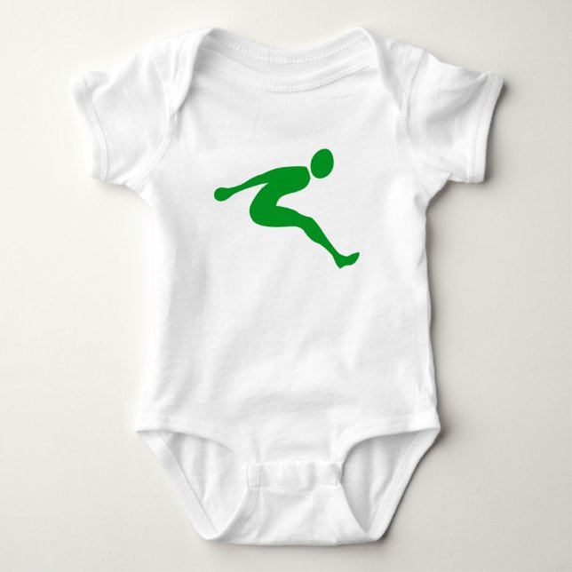 Body Saute longue - Vert herbe (Devant)