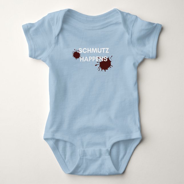 Body Schmutz se produit combinaison bleue de bab (Devant)