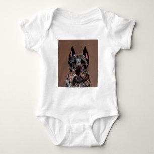 Body Schnauzer Miniature peinture couleur de l'eau