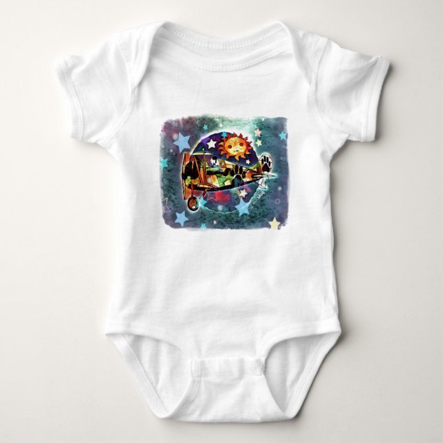 Body ScruffyMug Design original Bodysuit bébé (Devant)