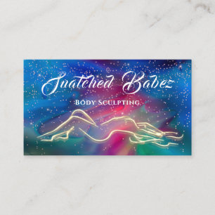 Body Sculpting Beauty Logo Massage Wellness-Center Visitenkarte
