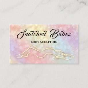Body Sculpting Beauty Logo Massage Wellness-Center Visitenkarte