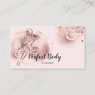 Body Sculpting Contouring Waist Trainer Business Visitenkarte