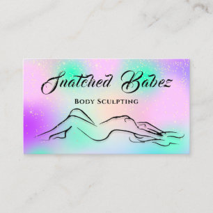 Body Sculpting Schönheitssymbole Massage Wellness- Visitenkarte