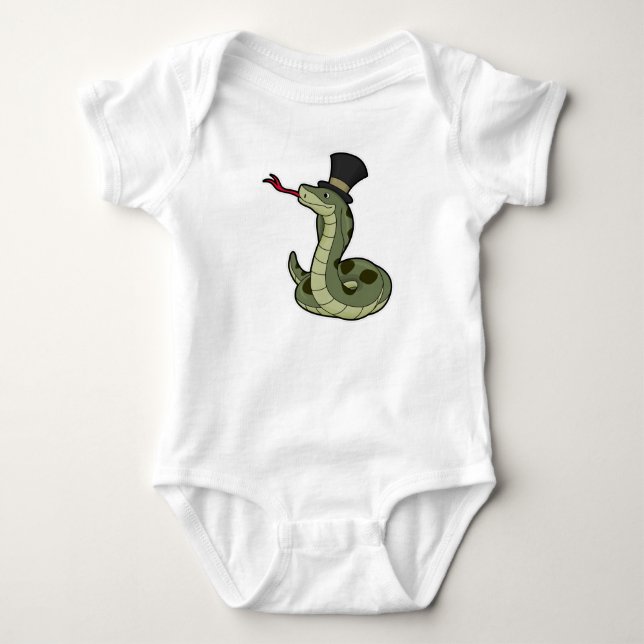 Body Serpent en gentleman et chapeau (Devant)