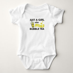 Body Seule Une Fille Le Thé Bubble Aime Le Kawaii Viole