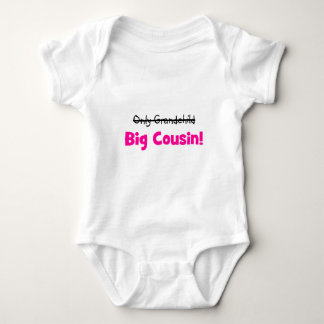 Body Seulement petit-enfant - > GRAND COUSIN ! (rose)