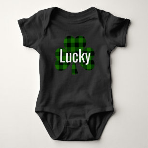 Body Shamrocks de Lucky St. Patty   vert plaid