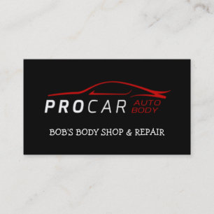 Body Shop und Reparatur-Visitenkarte Visitenkarte