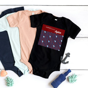 Body SHRIMPLEMENT Funtastic Motif rétro bleu rouge pers