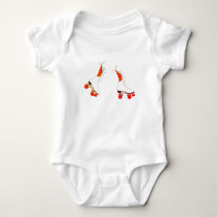 Body Shrimps on Roller Skates Baby Bodysuit