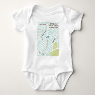 Body Si trouvé, revenez svp à Rockridge. Carte de bébé