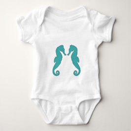 Body Silhouettes d'aqua de Seahorse Simple mignon nauti