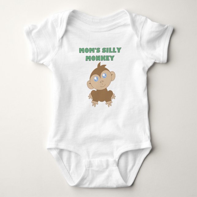 Body Silly Monkey - Bodysuit Baby Jersey (Devant)