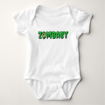 Simple drôle Punny mignonne Zombie ‘ZomBaby’