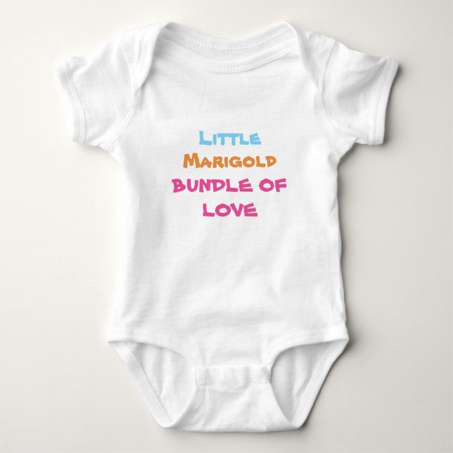 Body Simple et mignon personnalisé "Bundle of Love" bla (Devant)