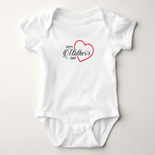 Body Simple Joyeuse fête des mères Bodysuit