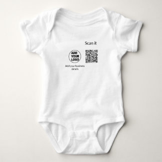 Body Simple minimum q r code ajouter logo code d'analys