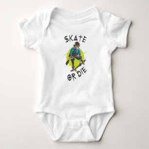 Body Skate ou die Skeleton Skateboarder