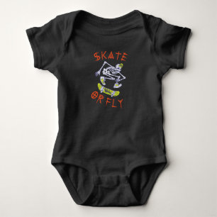 Body Skate ou volez Skeleton Skateboarder