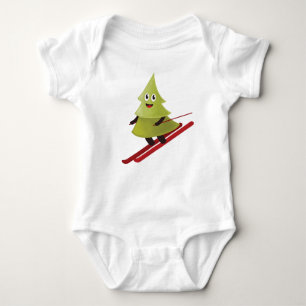 Body Ski Pine Arbre Cute Sports Neige hiver