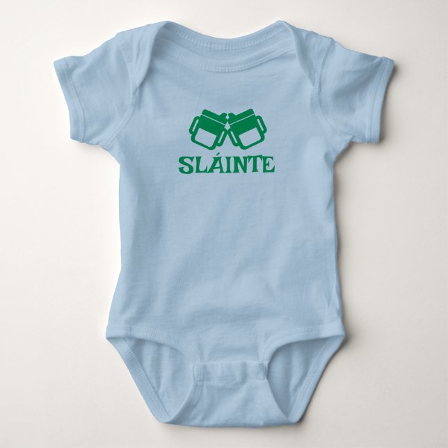 Body SLÁINTE sippy blue bodysuit  (Devant)
