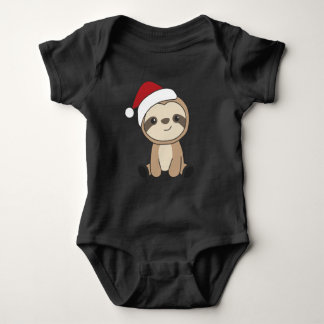Body Sloth Noël Neige hiver Animaux Sloths Baby Bo