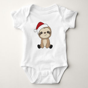 Body Sloth Noël Neige hiver Animaux Sloths Baby Bo