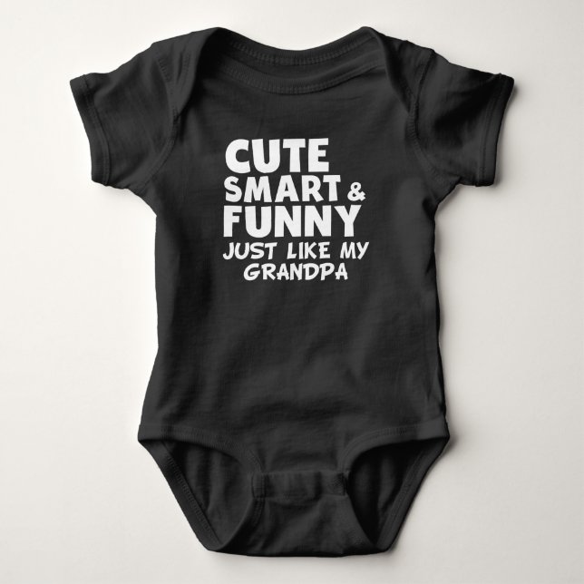 Body Smart et drôle mignons comme mon grand-papa (Devant)