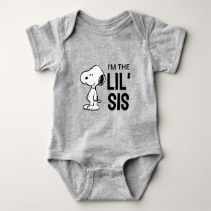 Body Snoopy d'arachides Je suis la petite soeur