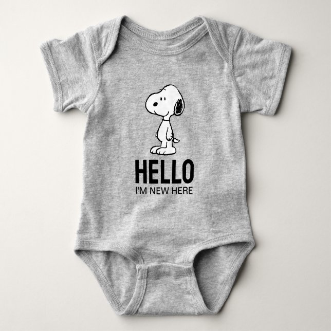 Body Snoopy d'arachides | |'m Nouveau ici (Devant)