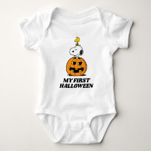 Body Snoopy & Woodstock Citrouille - Mon premier Hallow