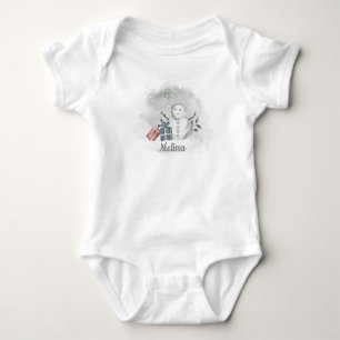 Body Snowman Baby Bodysuit