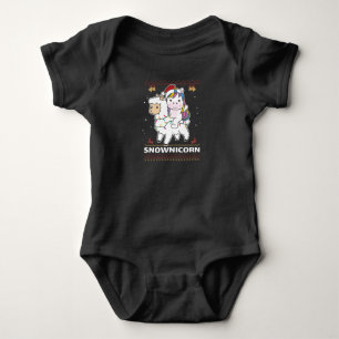 Body Snownicorn Unicorn Lama Noël Animaux d'hiver